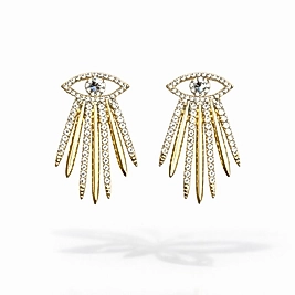 Göz Küpe Çift Renk