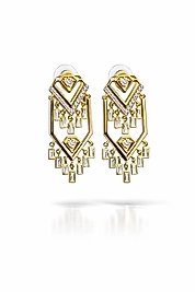 Gold sallantılı küpe