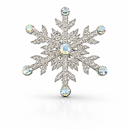 Taşlı Kartanesi Broş