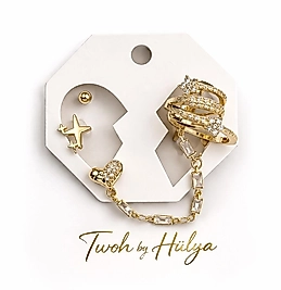 Kıkırdak Küpe Seti ✨