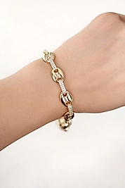 Xuping Gold Zirkon taşlı bileklik