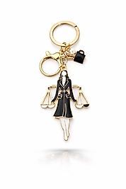 Hukuk Figürlü Anahtarlık & Çanta Charm