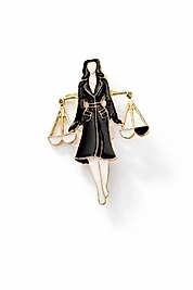 Lady Justice Avukat Broş