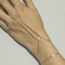 Gümüş Renkli Pullu Kuzey Yıldızı Detaylı Şahmeran