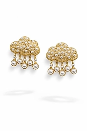 İnci Detaylı Bulut Küpe