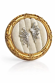 Işıltılı İnci Taşlı Küpe