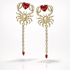 Zara Model Akrep Sallantılı Küpe